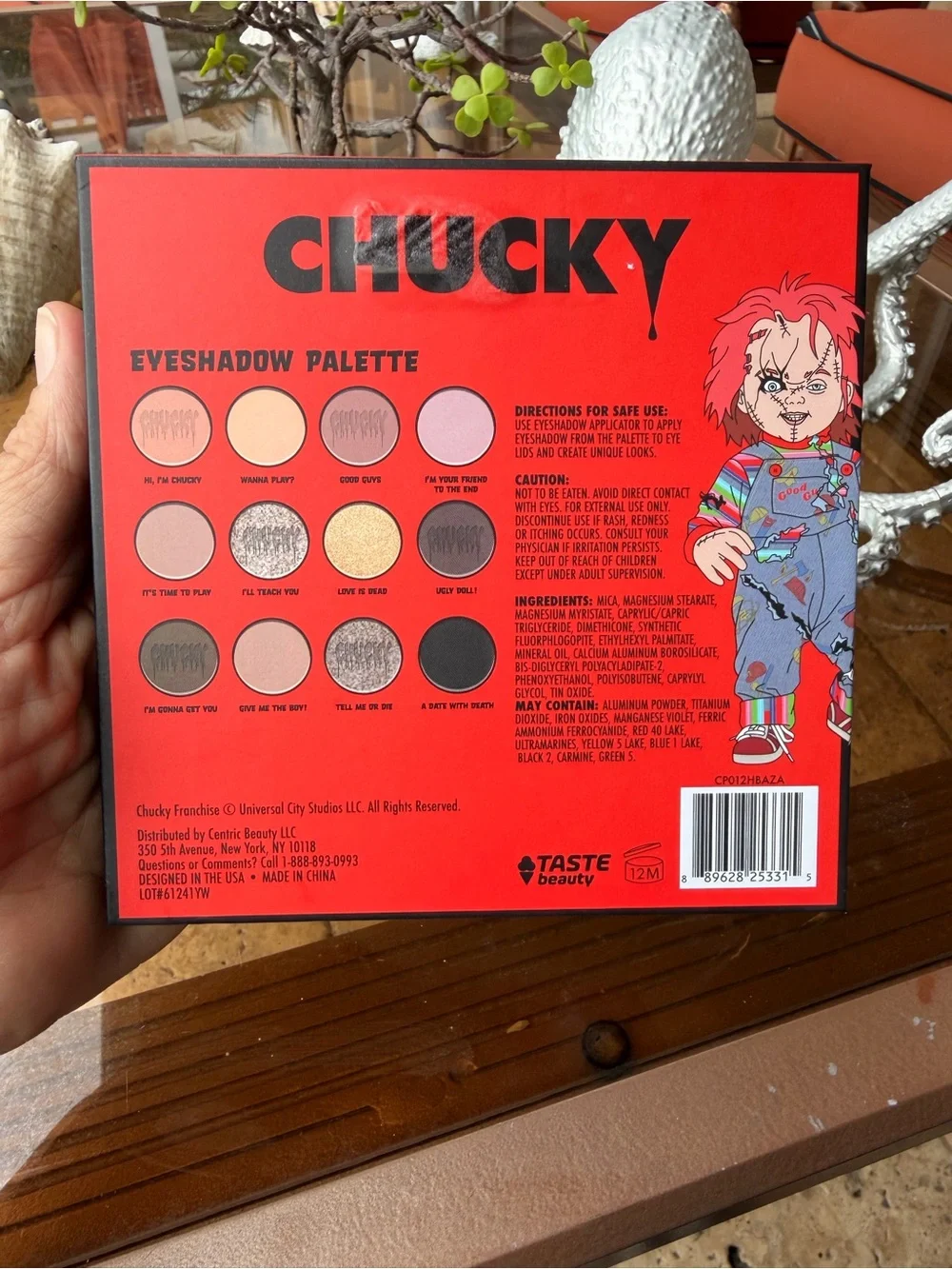Chucky Dark Eyeshadow Palette — Bold Dark Shades